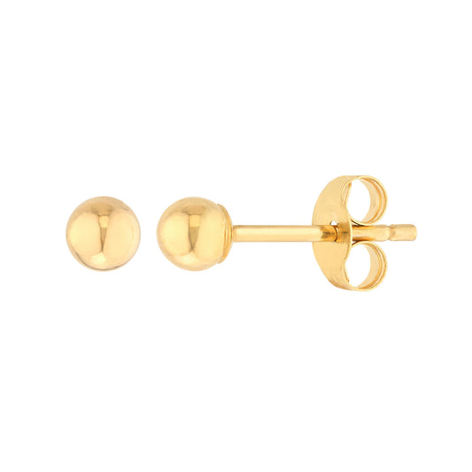 CLEO® 3mm Polished Ball Stud Earrings