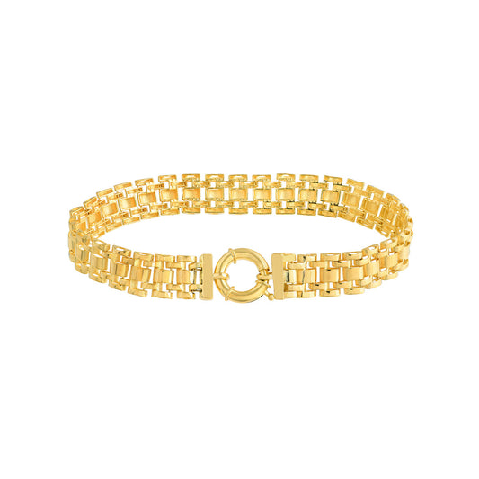 CLEO® 9.55mm Brick Pattern Bracelet