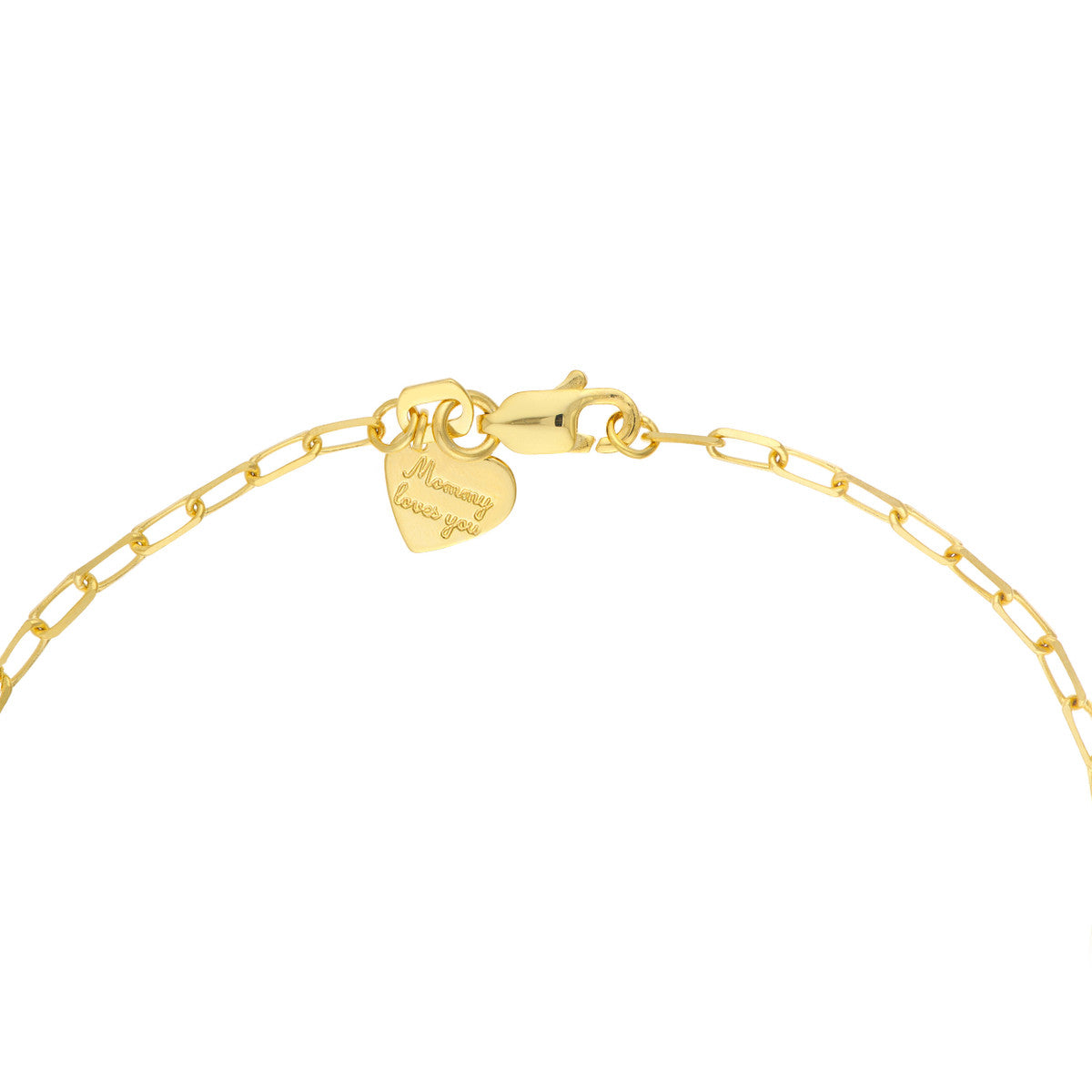 Kid's Paper Clip Chain ID/Butterfly Bracelet