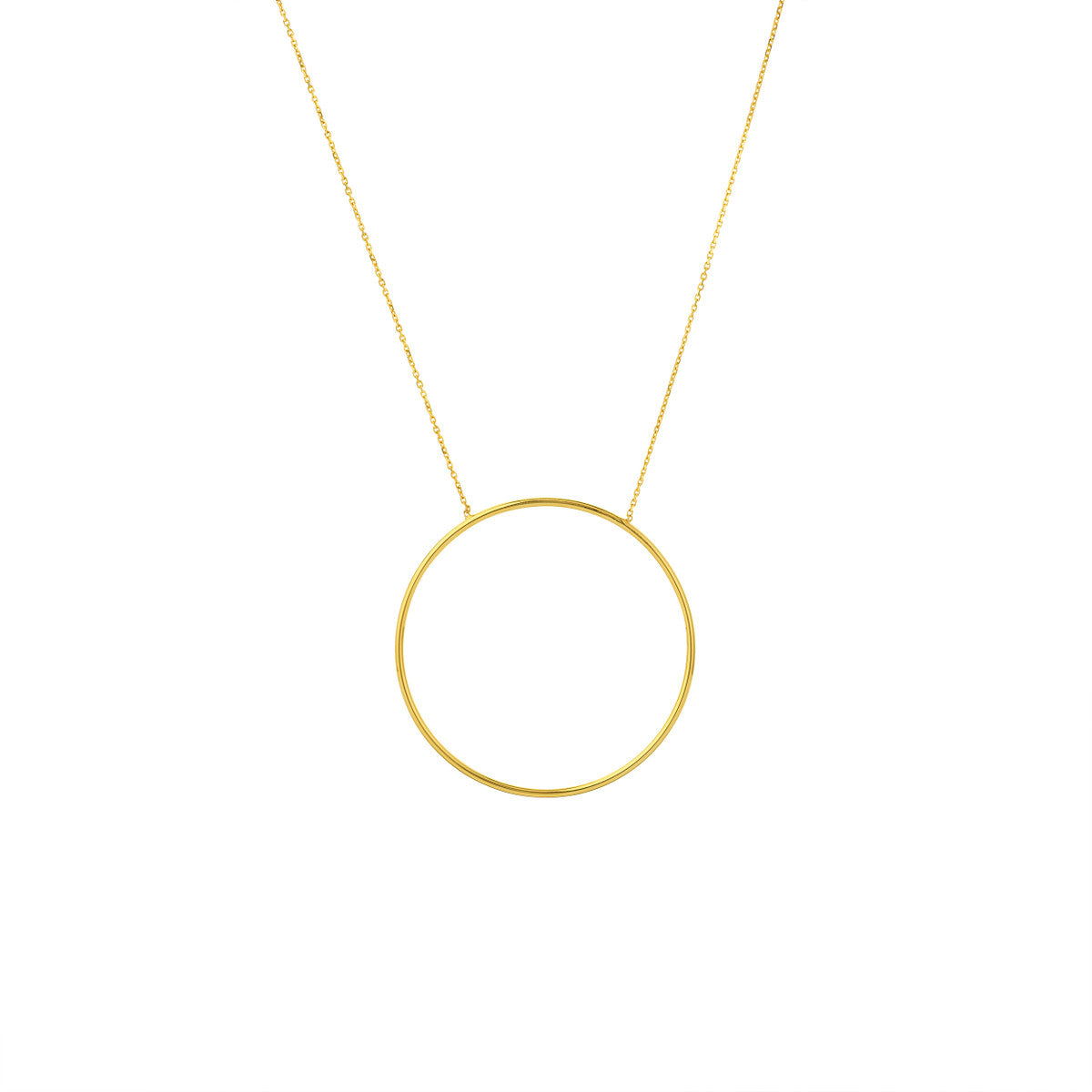 Extra Large Circle Necklace