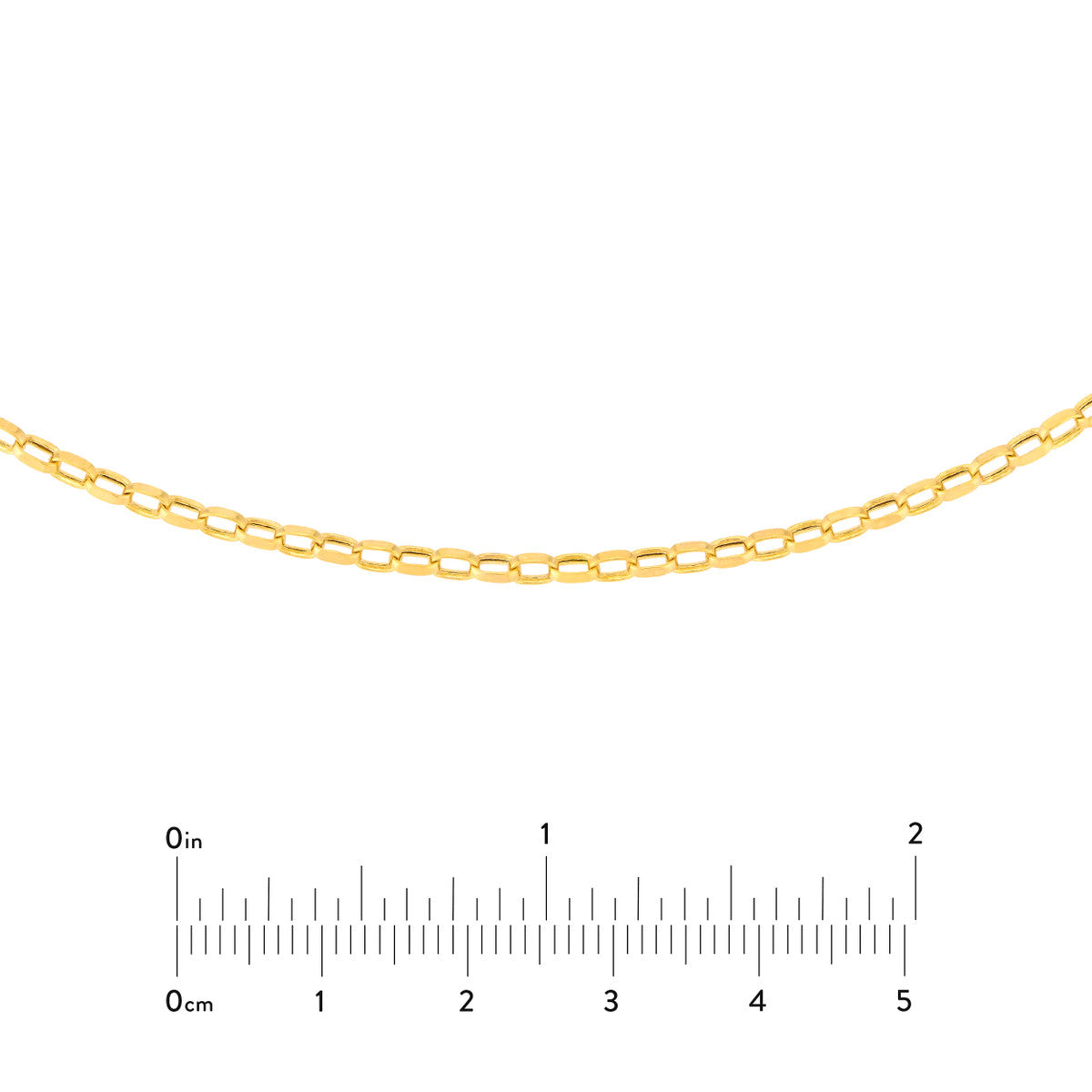 Mini Rectangular Link Choker Chain