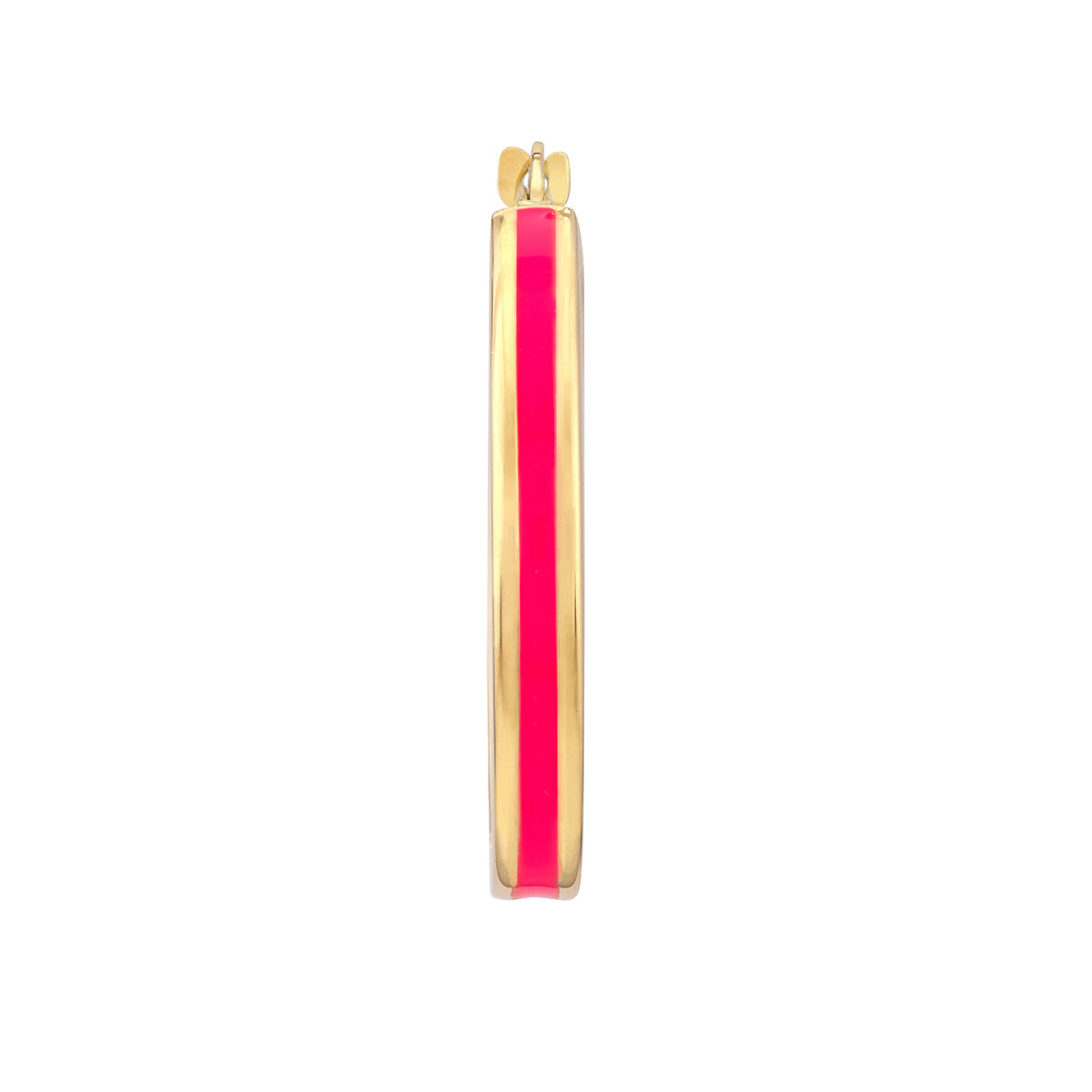 20X1.70mm Neon Pink Enamel Round Hoop